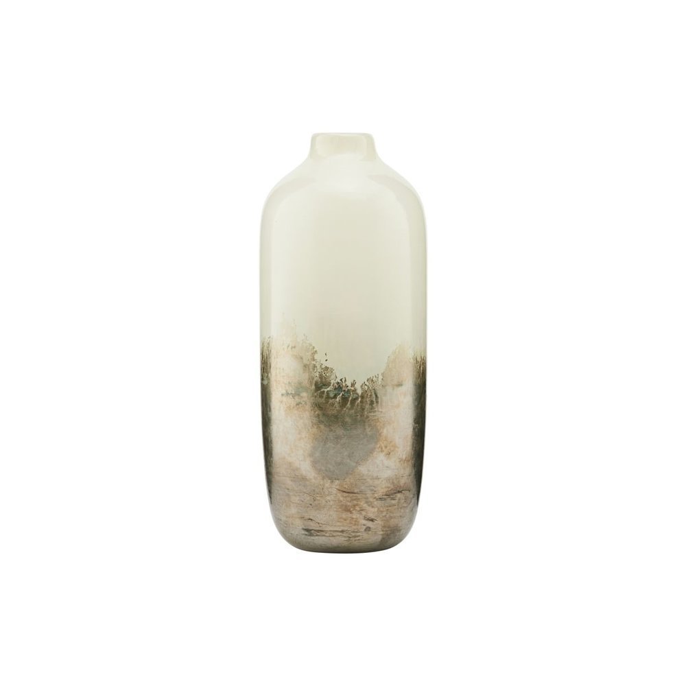 Vase Earth, beige 19 x Ø7cm