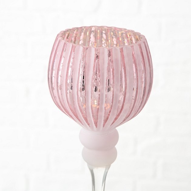 Windlicht Manou 3-teilig, rosa 