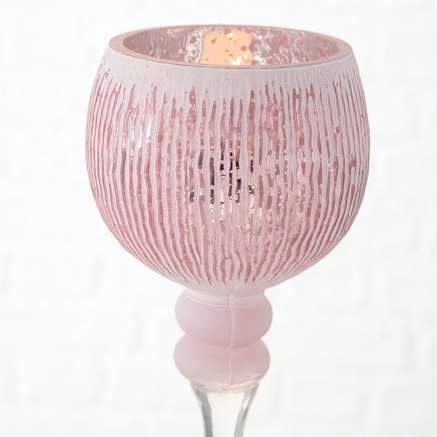 Windlicht Manou 3-teilig, rosa 