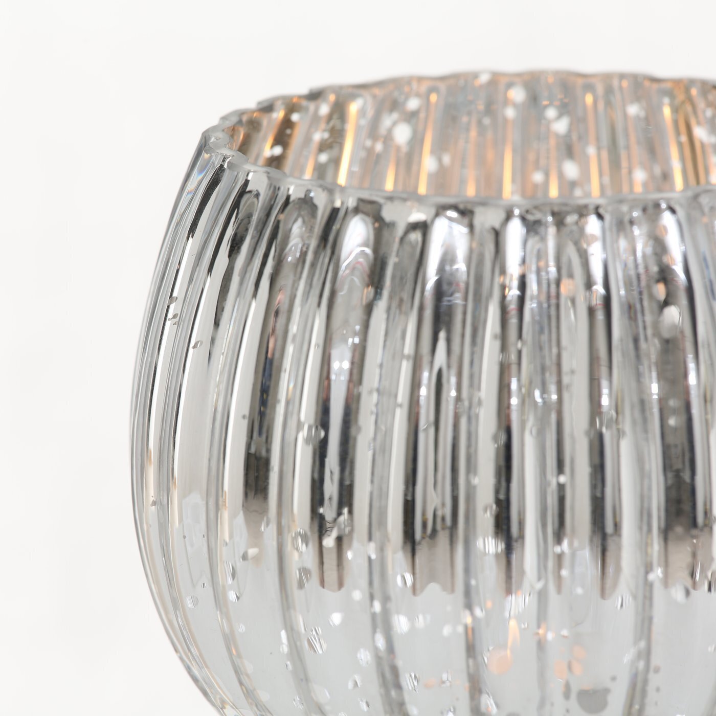 Windlicht Manou 3-teilig, silber metallic 