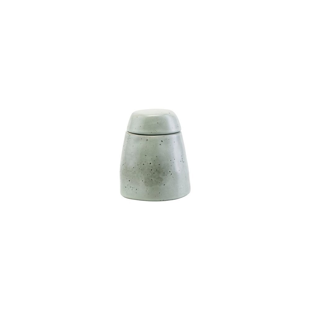 Zuckertopf mit Deckel Rustic, grau 