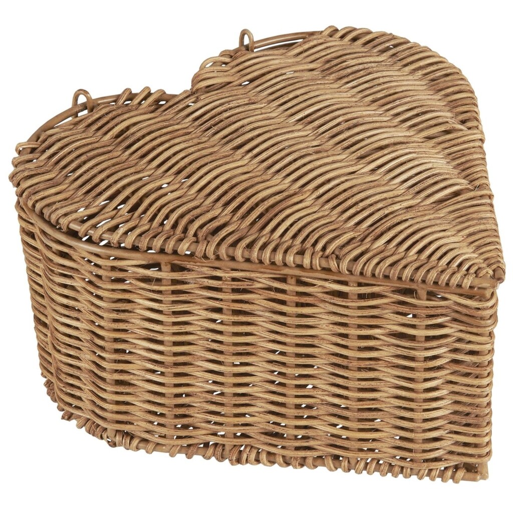 Adventschachtel mit Herzform