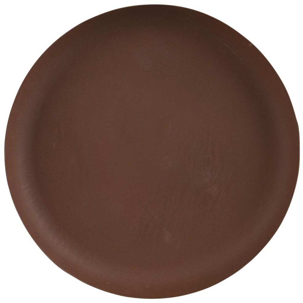 Kerzentablett antikbraun, rund