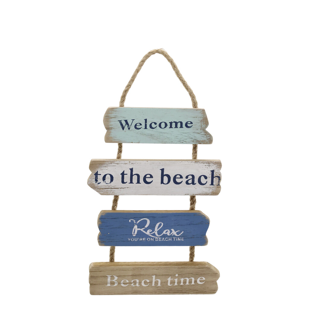 Chic Antique Maritimes Willkommensschild im Shabby Chic online kaufen bei SKANDEKO