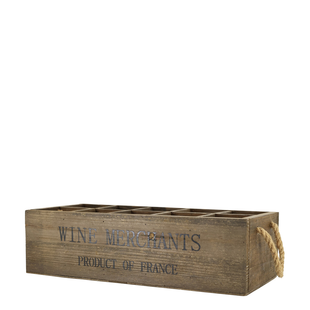 Chic Antique Vintage Holzkasten mit 10 Fächern – Landhausstil online kaufen bei SKANDEKO