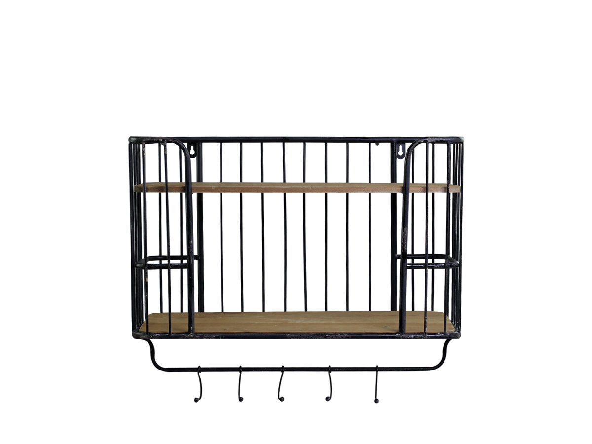 Altes Regal Garderobe mit Haken