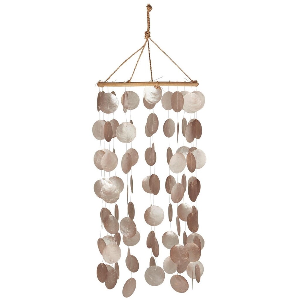 Windspiel mit Strandmuscheln