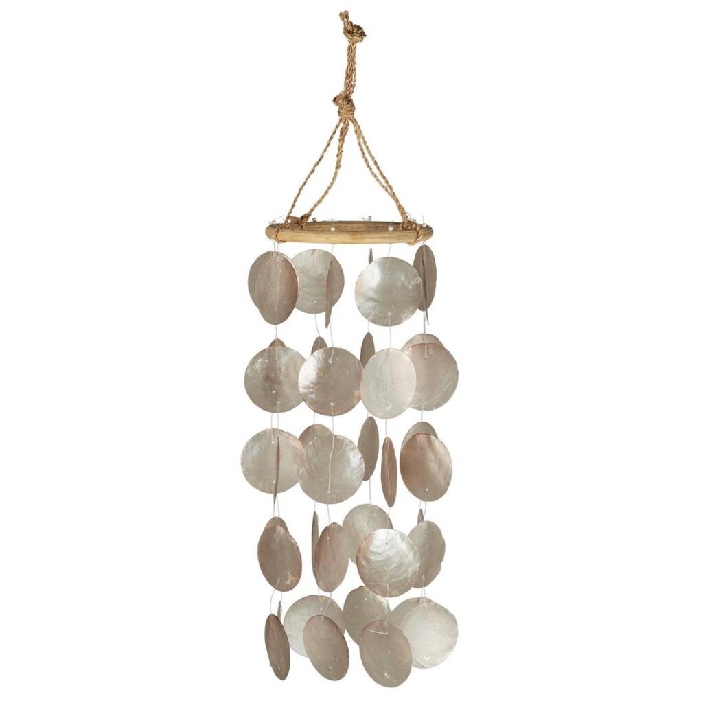 Windspiel mit Strandmuscheln