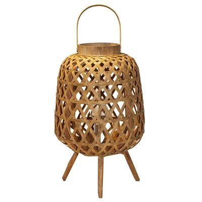 Bambuslampe mit Fuss