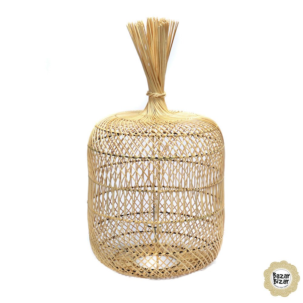 Rattan Stehlampe Dumpling