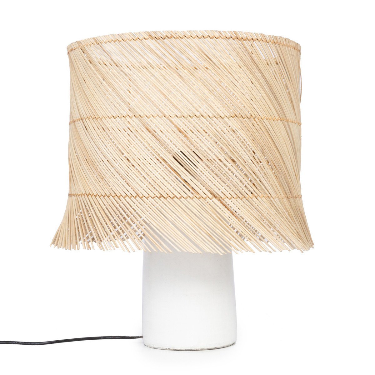Bazar Bizar Rattan Tischlampe Natural