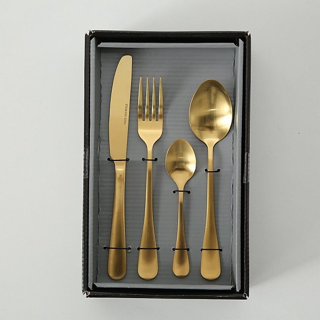 Besteckset Landlord 16 teilig gold