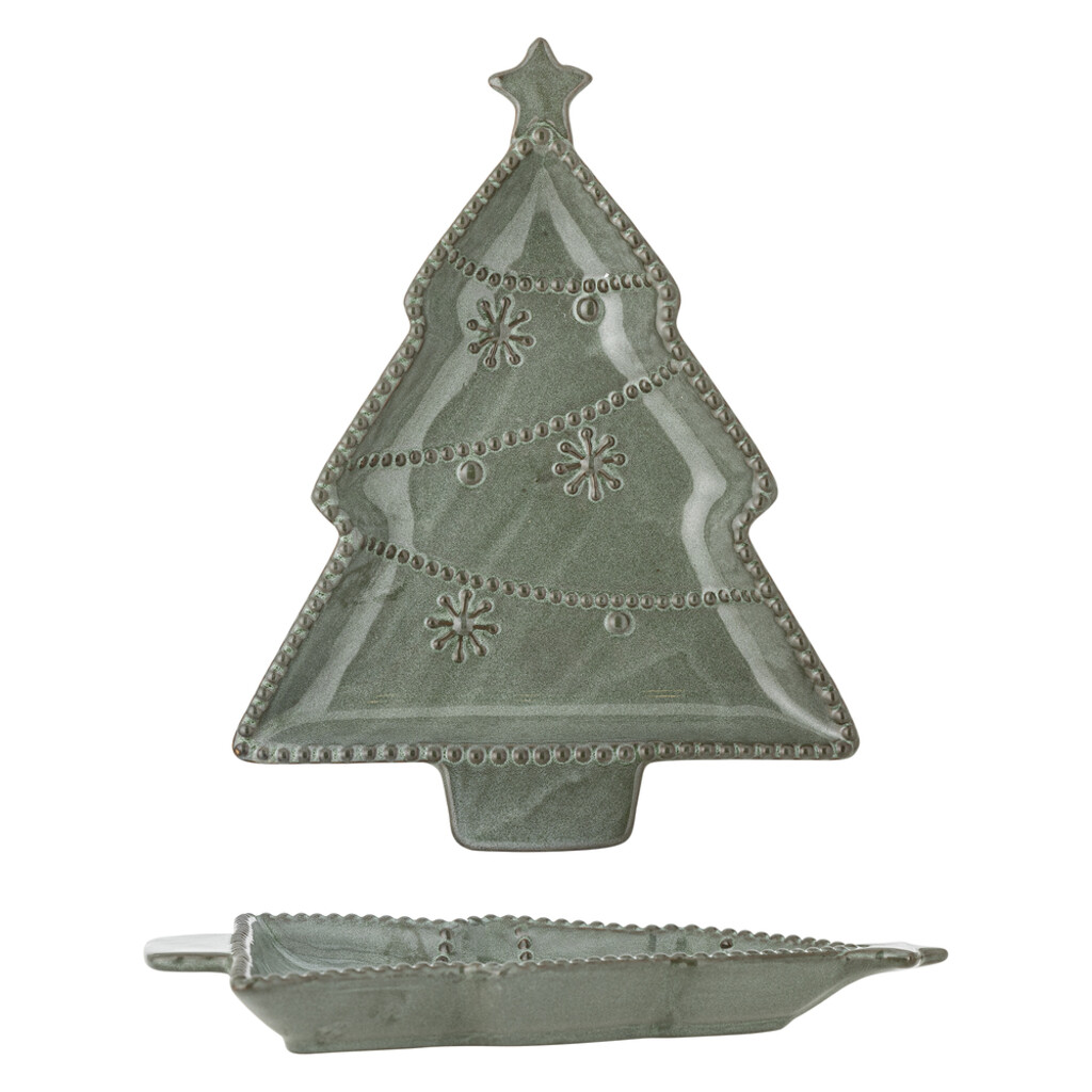 Bloomingville Alder Servierplatte Tannenbaum, Steingut Preview Image