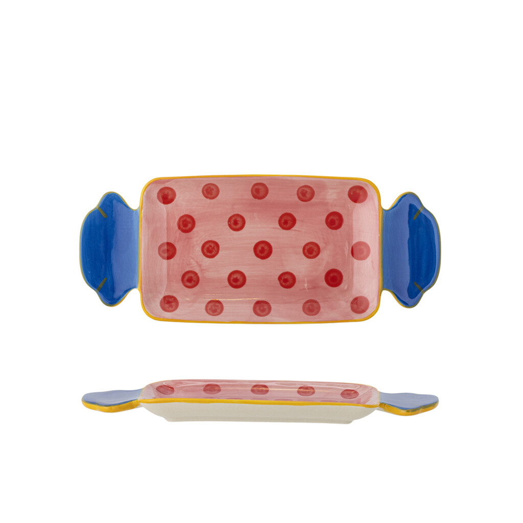 Bloomingville Caramella Servierplatte Rose aus Steingut Preview Image
