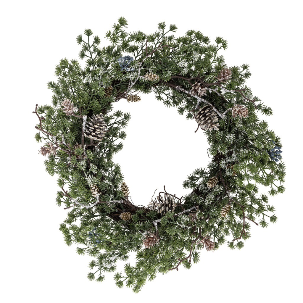 Bloomingville Cedar Künstlicher Kranz, Adventskranz Preview Image