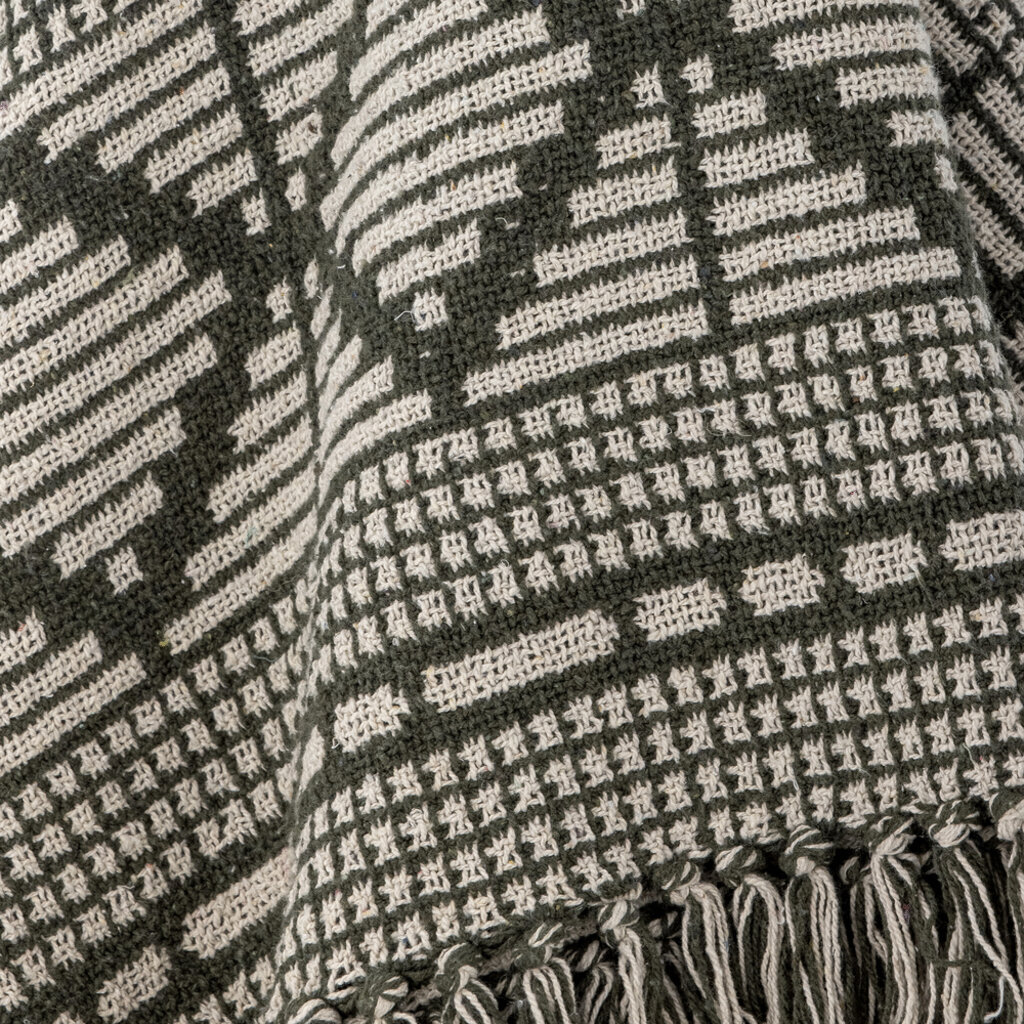 Decke Gutte aus recycelter Baumwolle