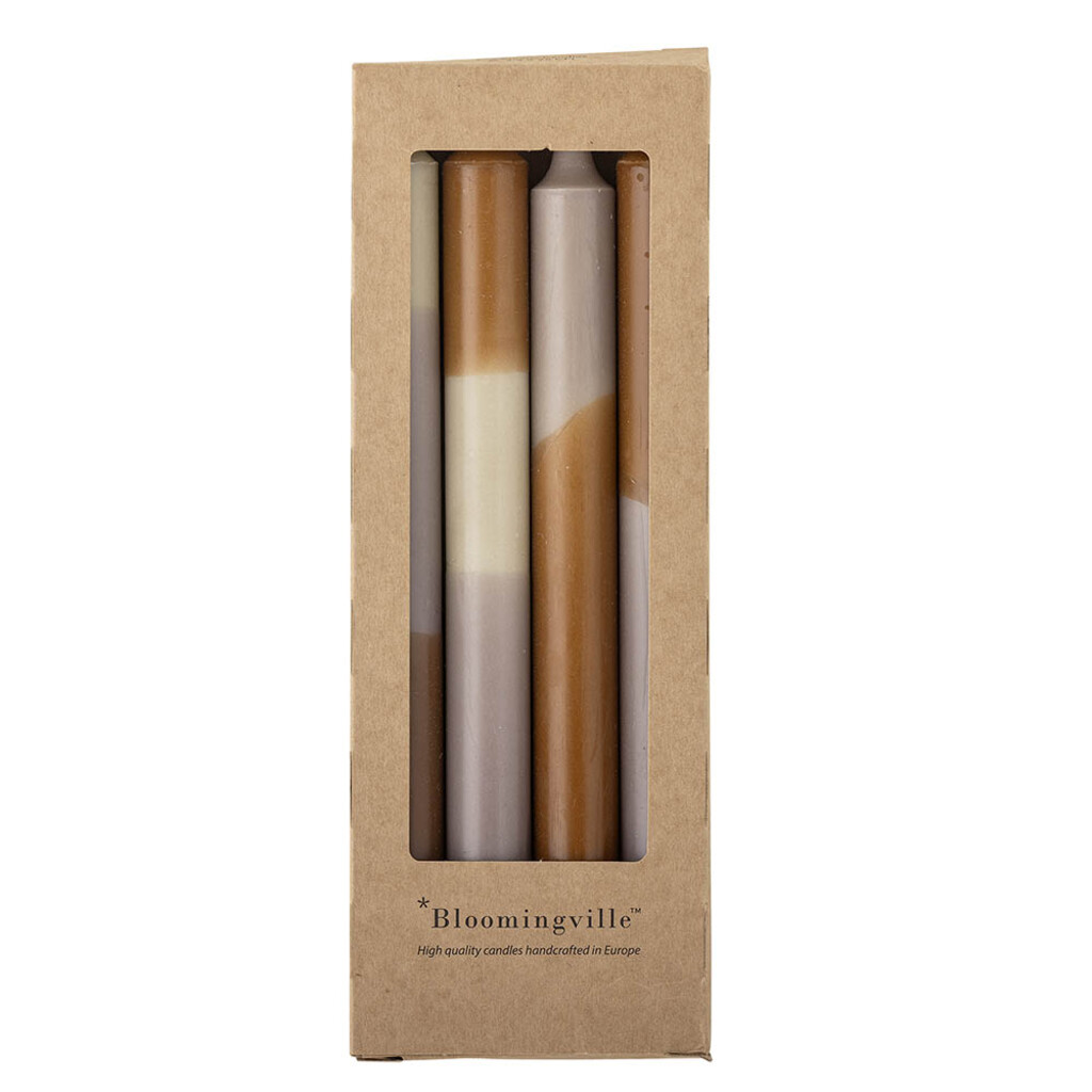 Dip Dye Stabkerzen, 4er