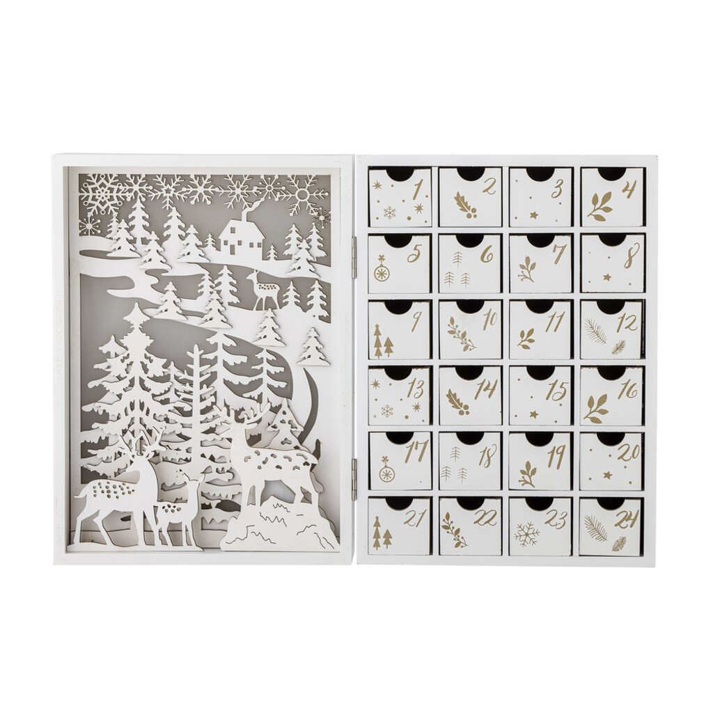 Bloomingville Elimar Adventskalender mit Licht Preview Image