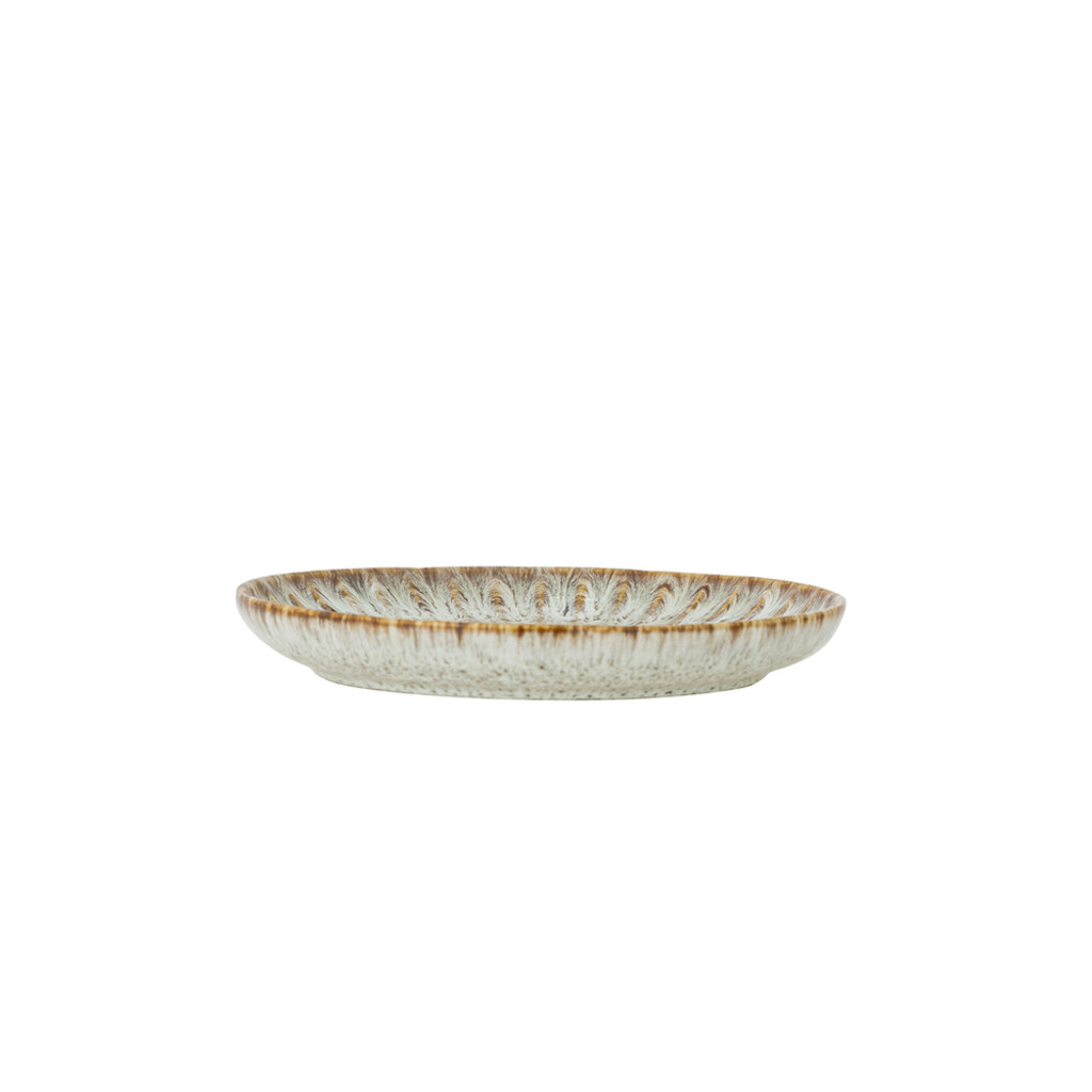 Fleur Dessert Teller aus Steingut