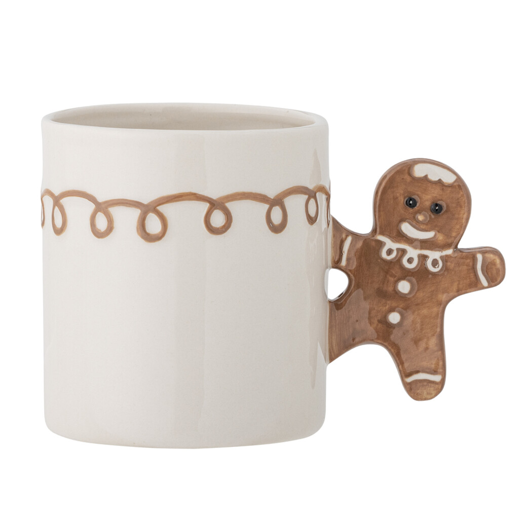 Bloomingville Ginnie Becher aus Steingut, Weihnachten Preview Image