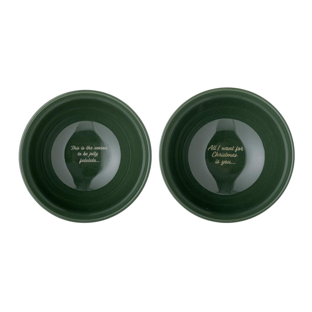 Grazia Schale aus Steingut, 2er Set