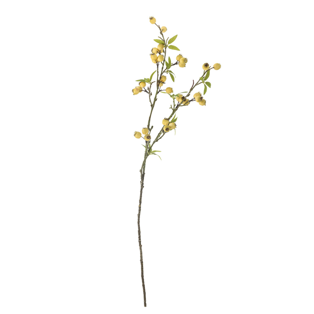 Bloomingville Hawthorn Zweig, Gelb, Künstliche Blume Preview Image