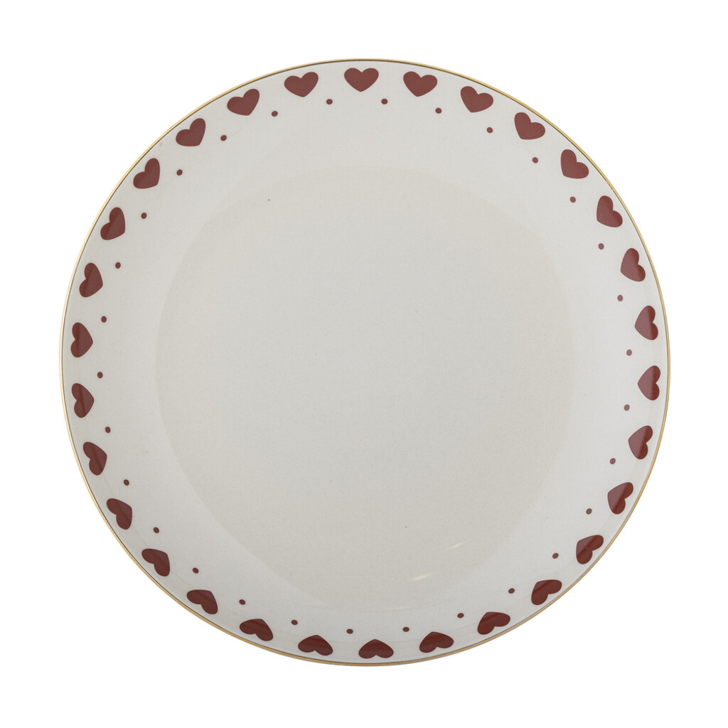 Jolly Teller, Rote Herzen, Steingut