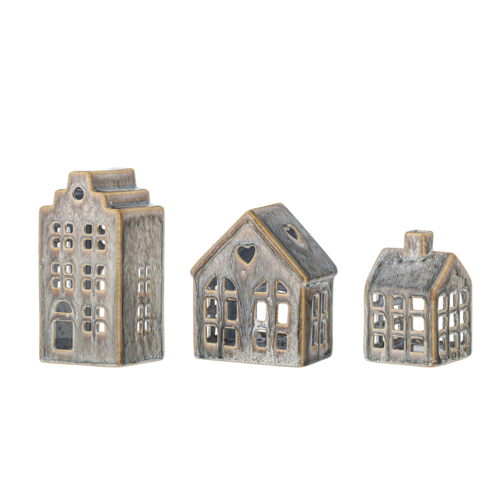 Bloomingville Kalia Lichthäuser Teelichthalter 3er Set Preview Image