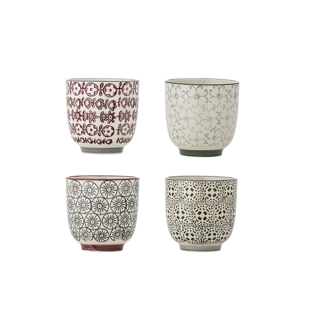 Bloomingville Karine Kleine Tassen, Bunt, 4er-Set online kaufen bei SKANDEKO