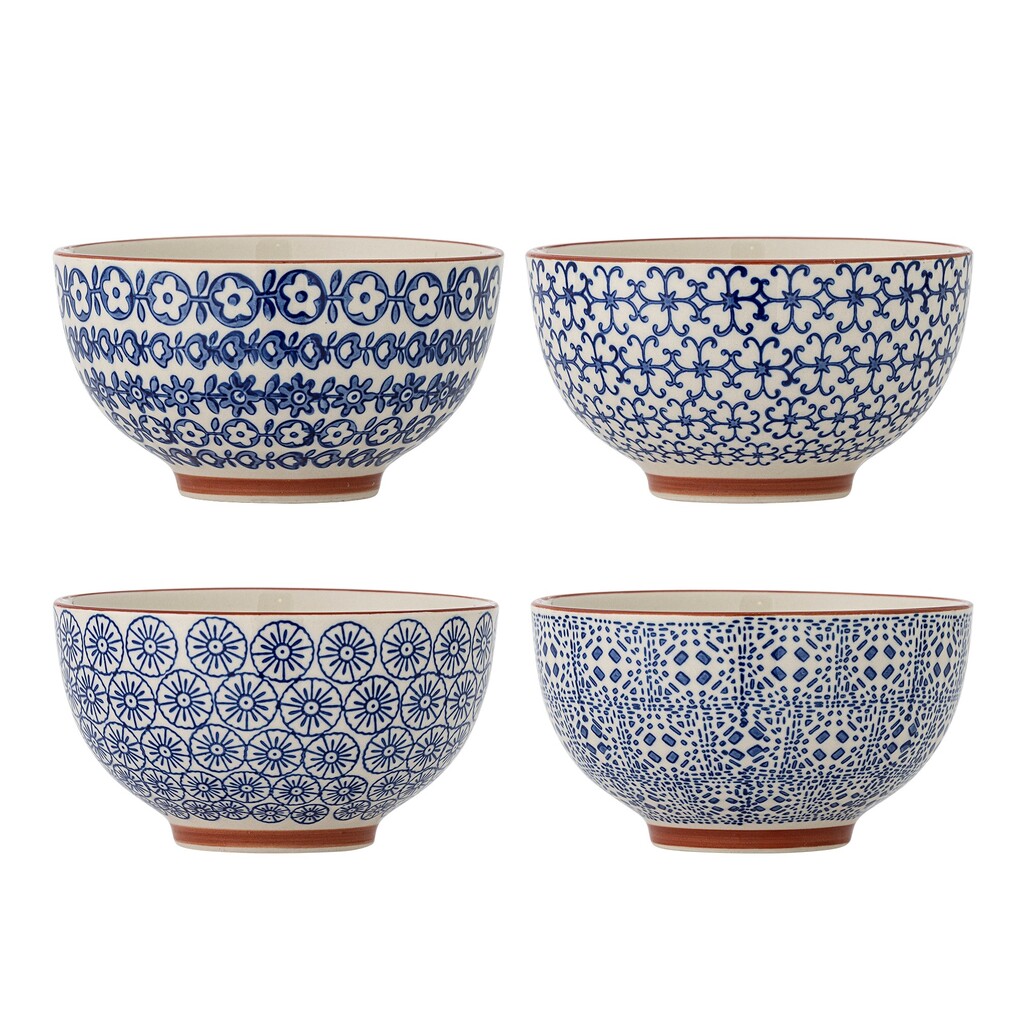 Bloomingville Karine Schale, Blau 4er Set online kaufen bei SKANDEKO
