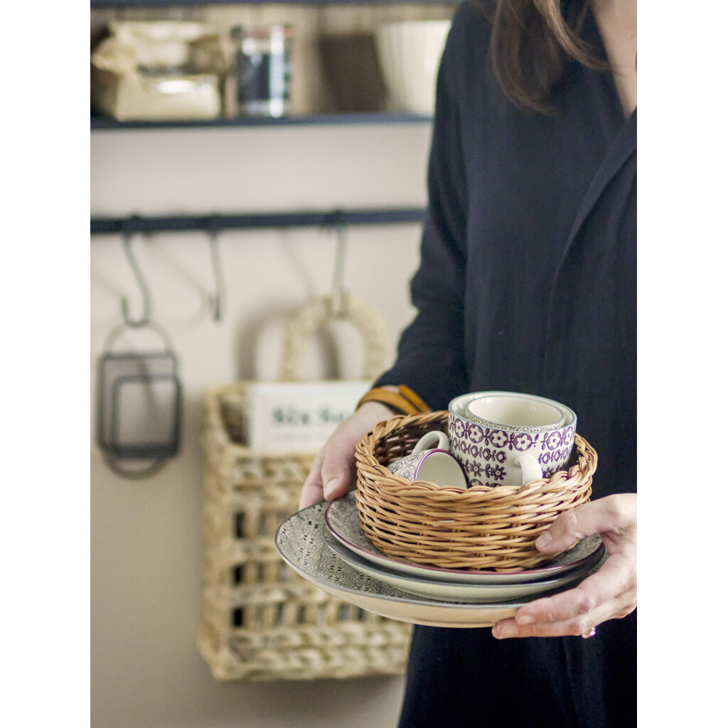 Bloomingville Karine Speiseteller 4er-Set, Bunt Steingut online kaufen bei SKANDEKO (Ansicht 2)