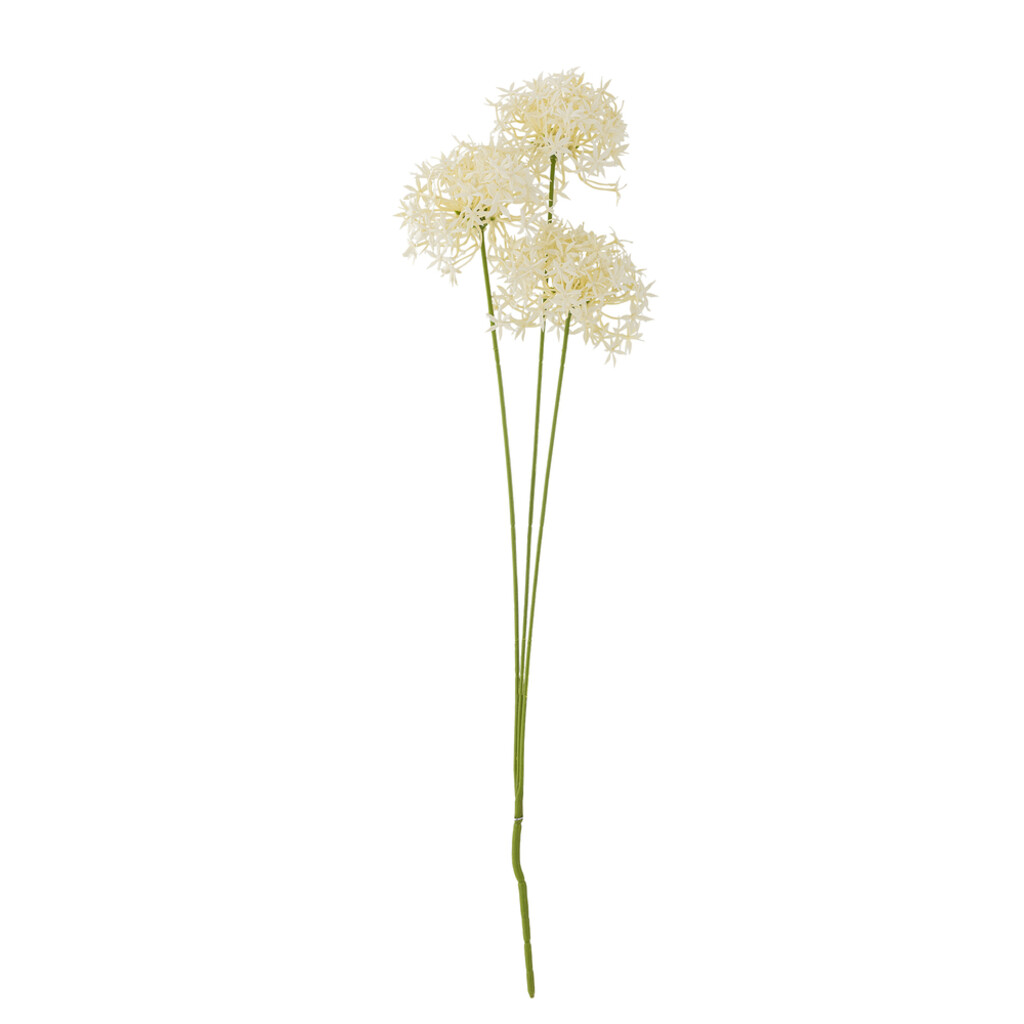 Künstlicher Allium Stiel Weiß, Kunstblume