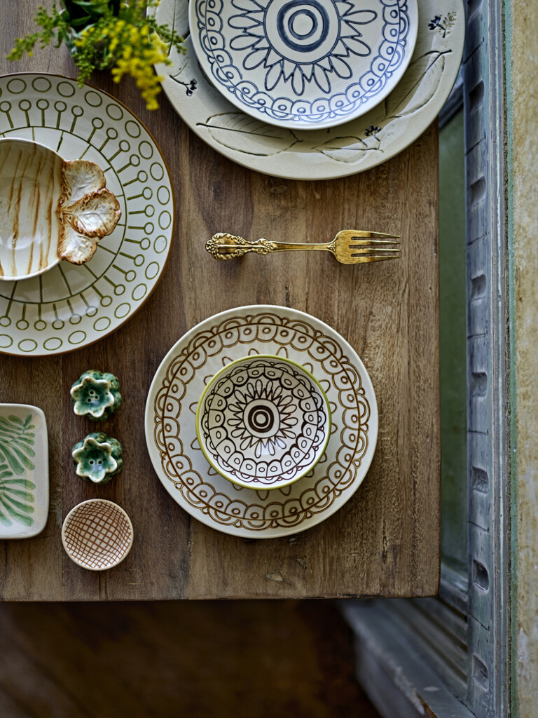 Bloomingville Maple Teller Blue, klein Preview Image
