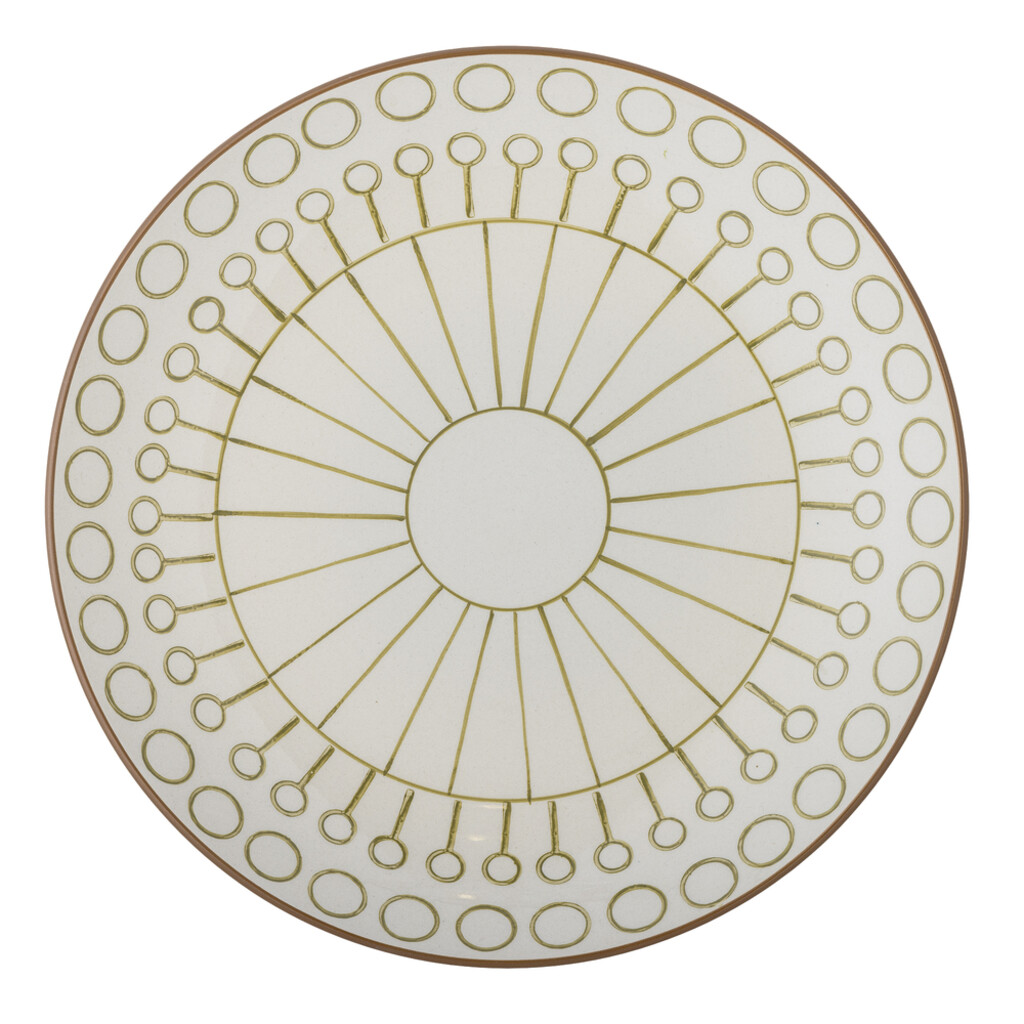 Maple Teller Grün Steingut