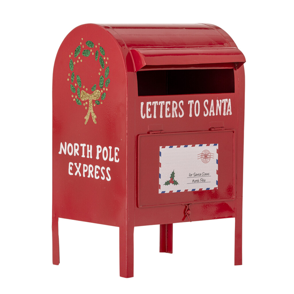 Santas Briefkasten Deko Metall