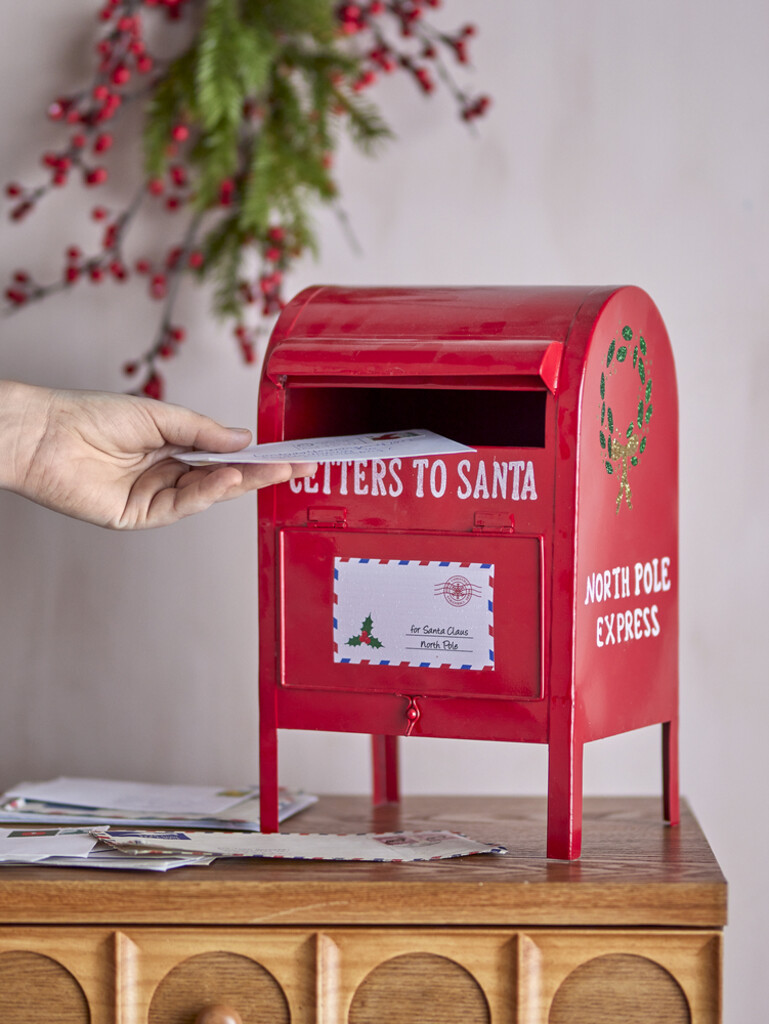 Bloomingville Santas Briefkasten Deko Metall Preview Image