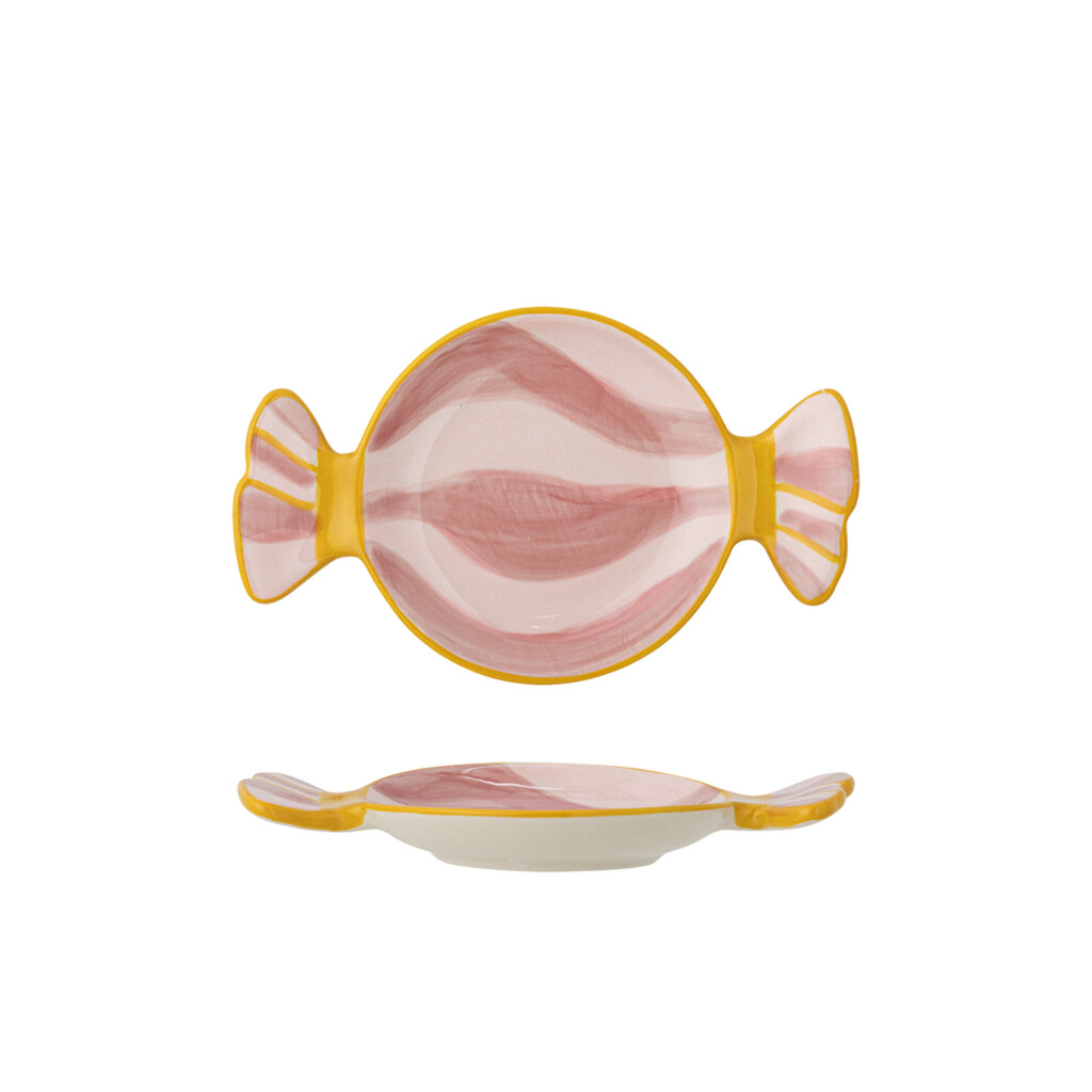 Bloomingville Servierplatte Caramella aus Steingut Rosa Preview Image
