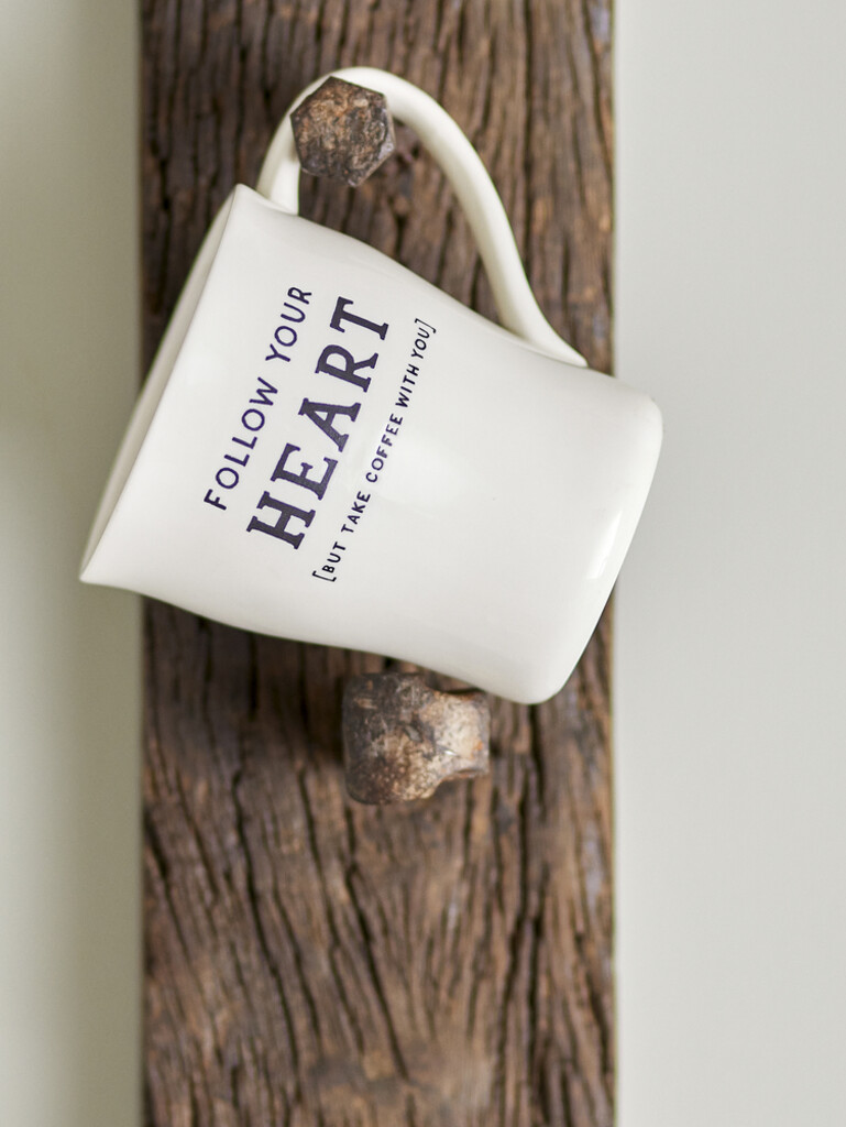 Bloomingville Tasse Wendy mit Schrift, Steingut Preview Image