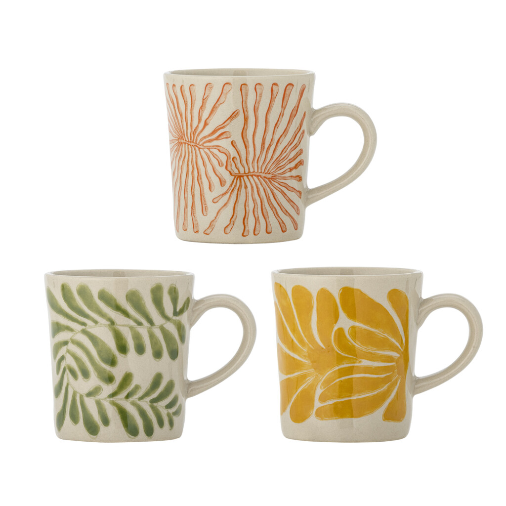 Bloomingville Tassen-Set Fauni aus Steingut Preview Image