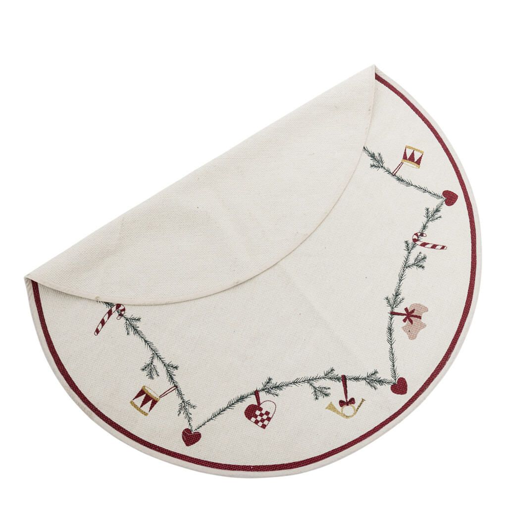 Yule Baumteppich aus Baumwolle