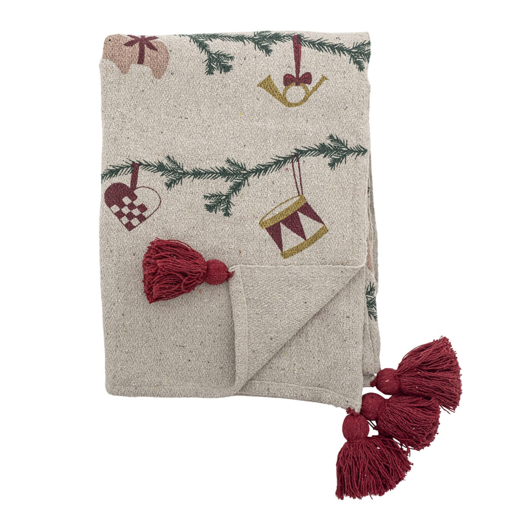 Bloomingville Yule Decke aus recycelter Baumwolle Preview Image