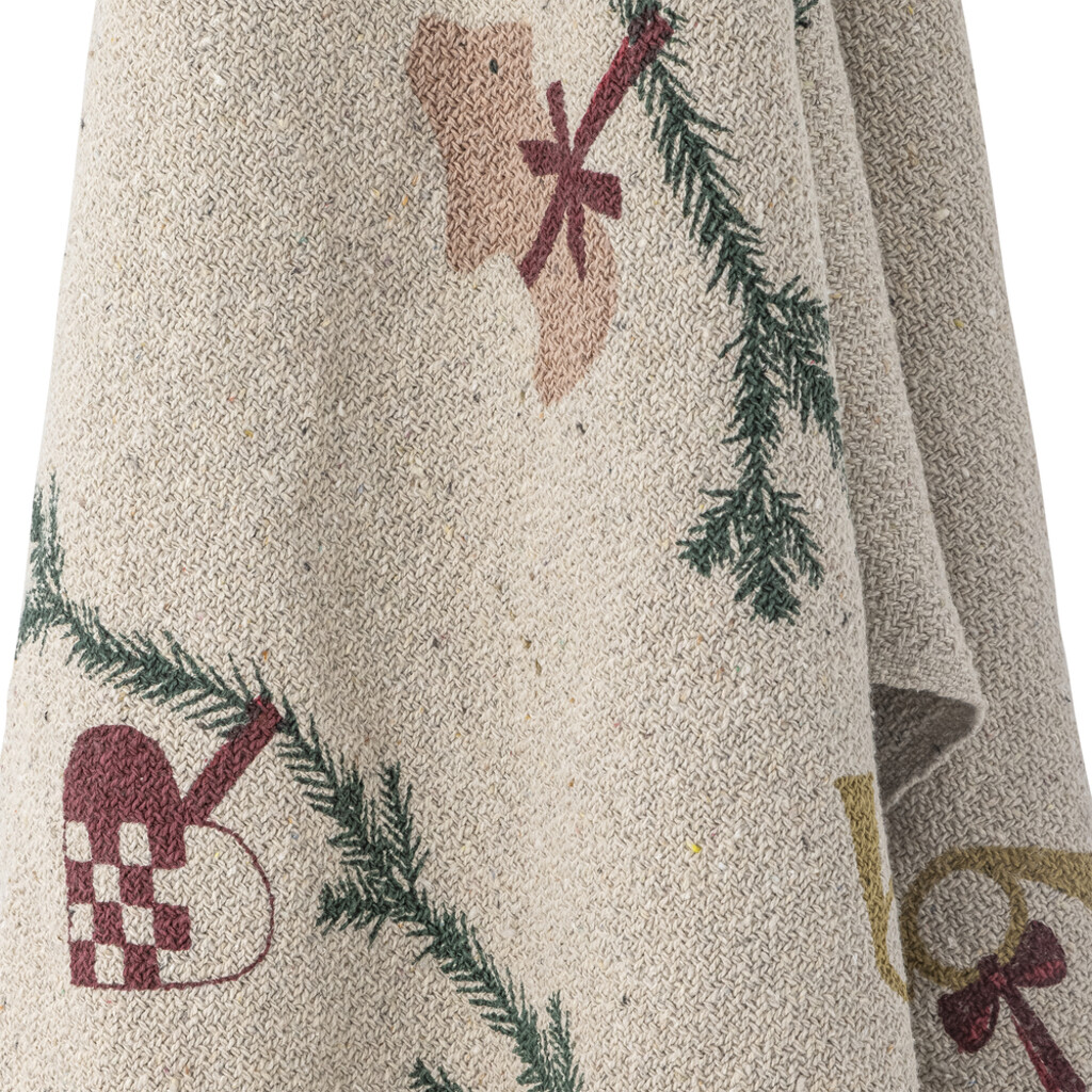 Yule Decke aus recycelter Baumwolle