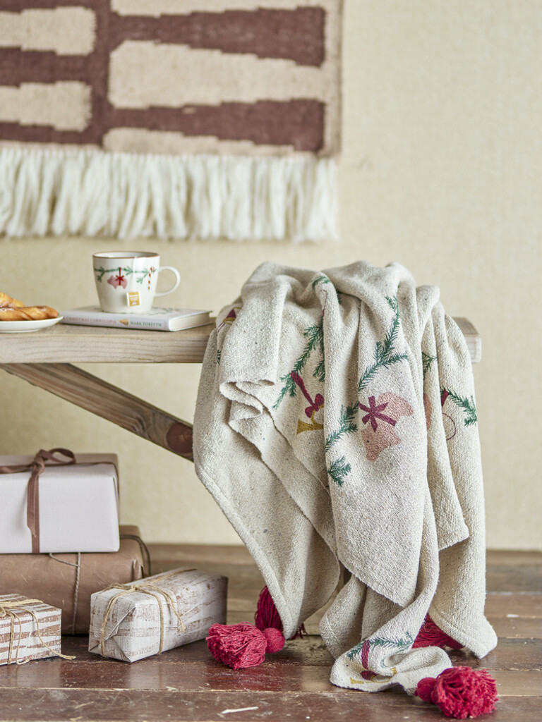 Bloomingville Yule Decke aus recycelter Baumwolle Preview Image