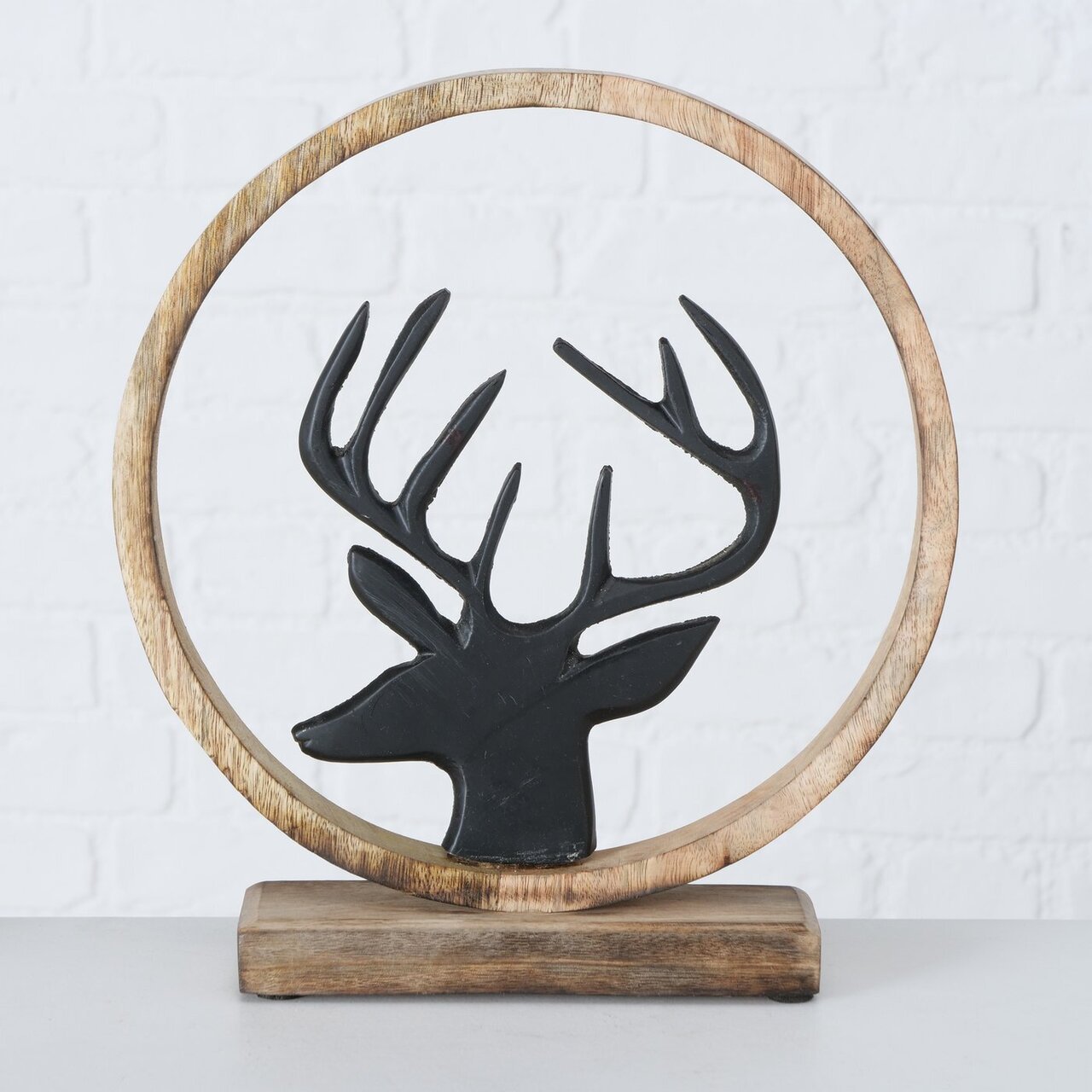 2er Set Dekoaufsteller Nawus Hirsch