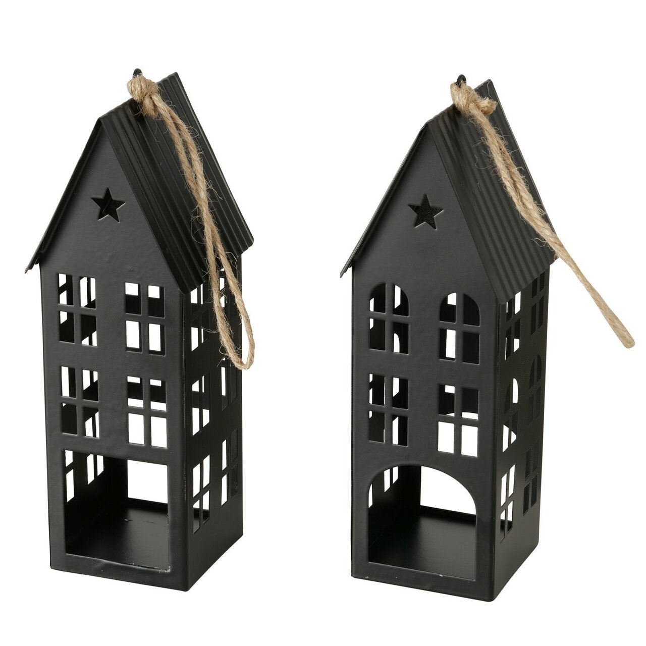 Boltze 2er Set Laterne Haus Hank