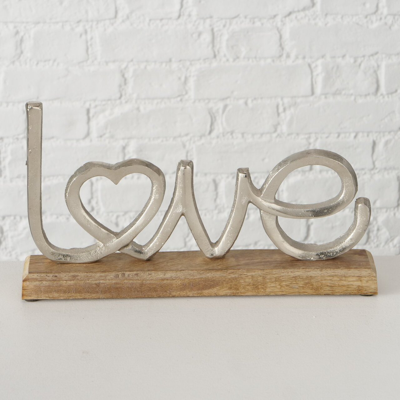 2er Set Schriftzug Love & Home