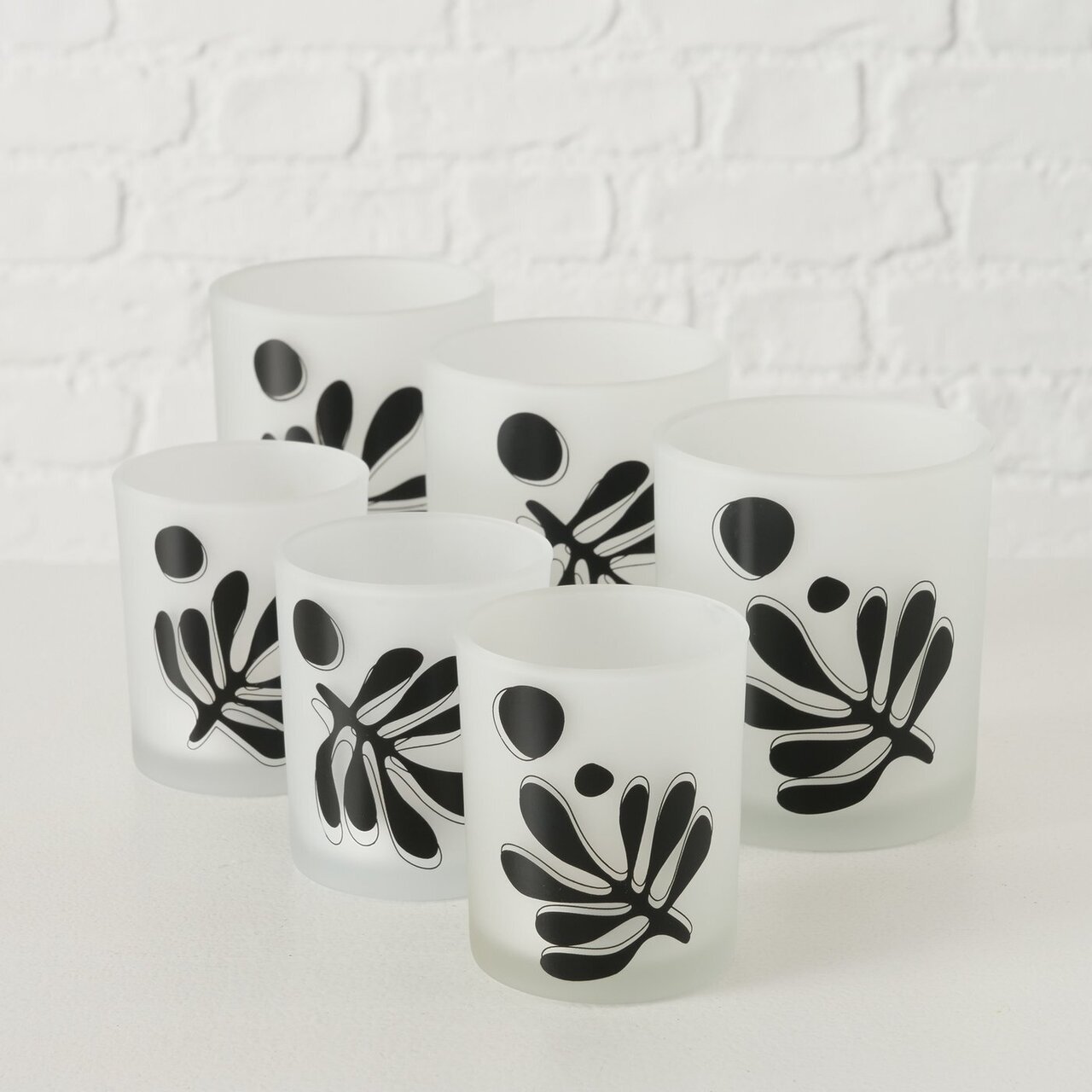 2er Set Teelichtglas Matty