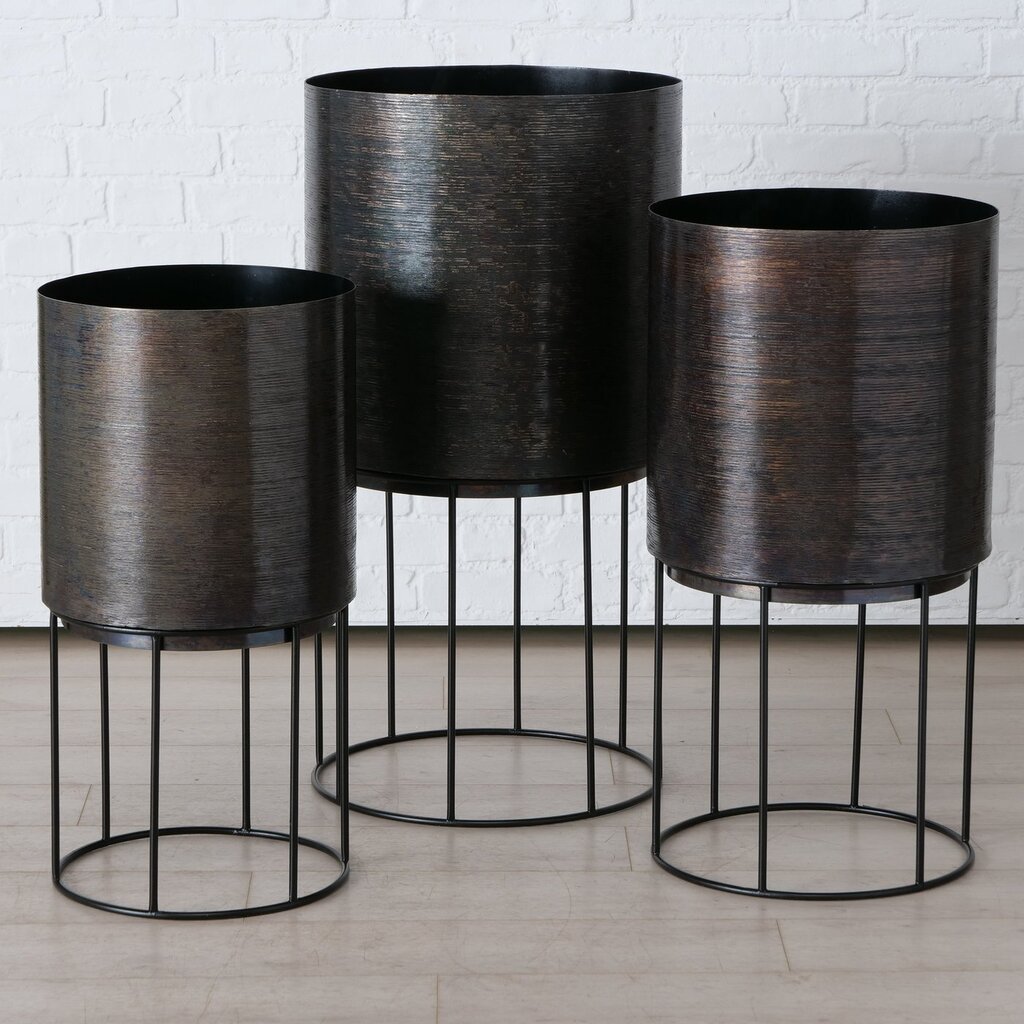 3er Set Blumentopf Golia