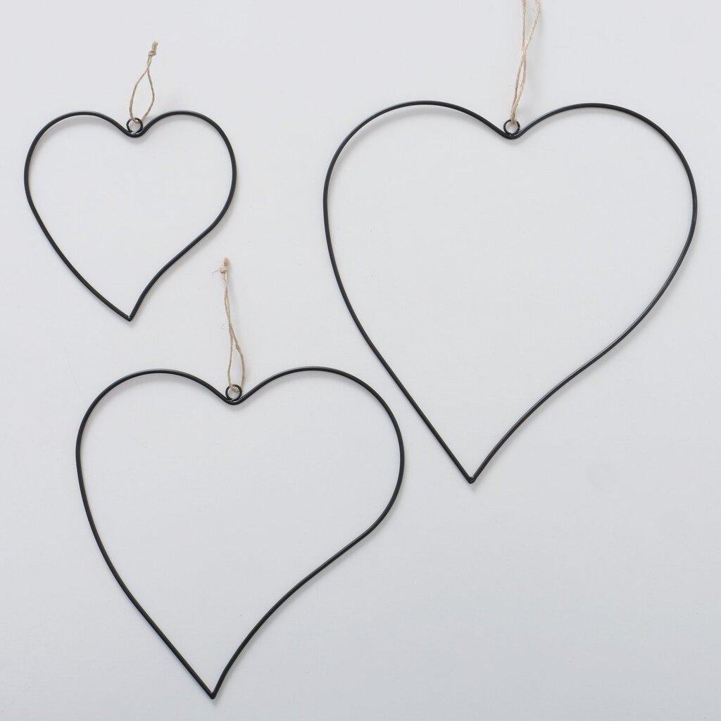 3er Set Dekoanhänger Amour