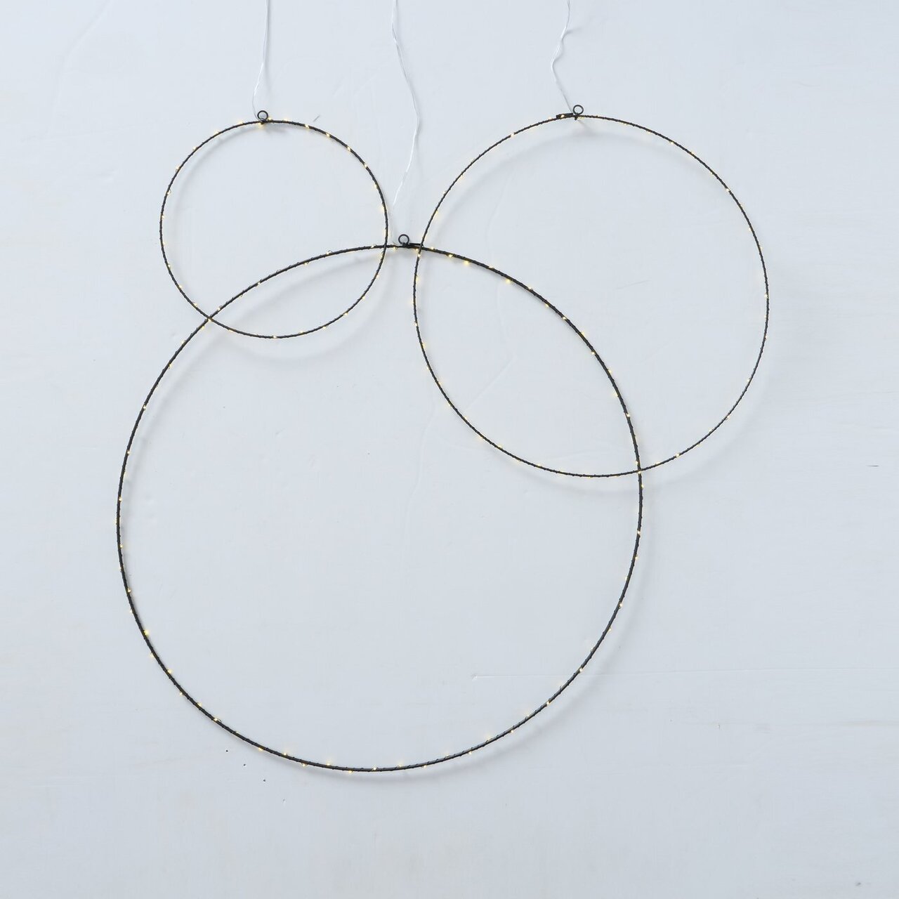 3er Set Dekoringe Rumba mit Lichterkette